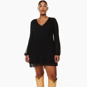 Aritizia Wilfred Daydreamer Mini Dress in Black